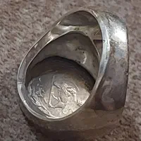 انگشتر نقره پهلوی|زیورآلات و اکسسوری|چهاردانگه (تهران), |دیوار