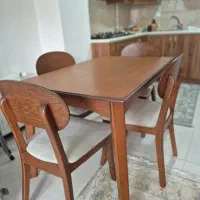 میز ناهار خوری ۴نفره چوب راش