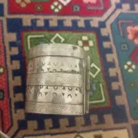 دستبند نقره عتیقه کار دست قدمت دار