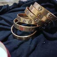 دستبند کارتیر طلاروسی سایز 3