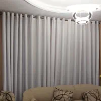 پرده کتان پانچی سالنی|پرده، رانر، رومیزی|فردیس, سرحدی|دیوار