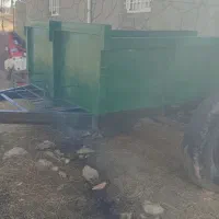 تریلی تراکتور بدونه جک ساده|ماشین‌آلات صنعتی|گهواره, |دیوار