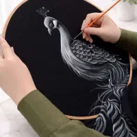 نقاشی روی پارچه