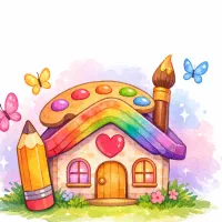 آموزش مجازی نقاشی ویژه کودکان ۸تا۱۱سال