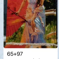 تابلو فرش و نخ و نقشه