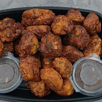 پکوره خانگی و پاستا