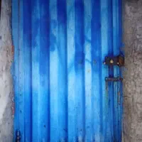 درب حیاط کوچک 1 متری