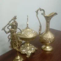 فروش سه قلم مجسمه برنجی