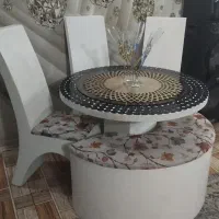 مبل استیل ۹نفر. نهار خوری ۶نفر. تخت ۲نفره جکدار|مبلمان خانگی و میز عسلی|تهران, نیکنام|دیوار