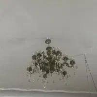 لوستر ۱۲شاخه بسیار فاخر وشیک|لوستر و چراغ آویز|شاندیز, |دیوار