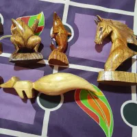 مجسمه های چوبی|مجسمه، تندیس، ماکت|لنجان, |دیوار