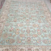 ۱ جفت فرش ۱۵۰۰ شانه مشهد اصل افشان ۹ متری