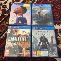 بازی ps4 و شارژر دستهps5
