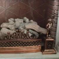 گارد شومینه برنزی