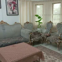 مبل میز ناهارخوری و تلویزیون