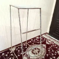 چهارپایه فلزی بهمراه  ۶ عدد سطل فلزی گالوانیزه|ابزارآلات|قدس, شهر‌قدس|دیوار