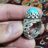 انگشتر نقره فیروزه معاوضه سهره