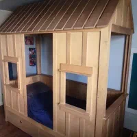 تخت مدل کلبه کودک و نوجوان