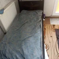 تخت تک نفره فلزی|تخت و سرویس خواب|فولادشهر, مسکن مهر فولادشهر|دیوار