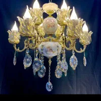 لوسترماهلین برنجی.سرامیکی/۱۱+۱/شعله برنجSd light44