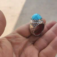 انگشتر دست ساز فیروزه نیشابور دامله|جواهرات|شهریار, شهریار|دیوار