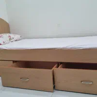 تخت تک نفره چوبی|تخت و سرویس خواب|تهران, مخصوص|دیوار
