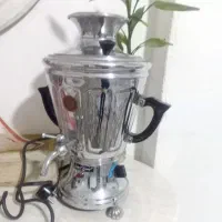 سماور برقی  قدیمی برنجی