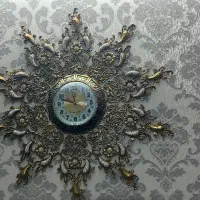 ساعت دیواری برنجی