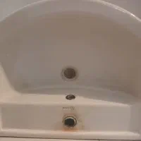 روشویی چینی کرد با شیرآلات راسان