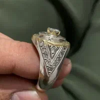 انگشتر نقره موزانایت