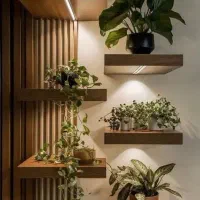 استند  دیواری گلدان