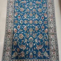 یک جفت قالیچه نائینی، دستباف ابریشمی ، عتیقه|فرش|شیراز, ارم|دیوار