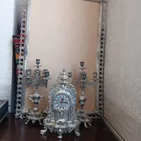 آیینه و شمعدان جنس برنج