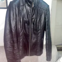 کت چرم طبیعی دخترانه نوین چرم