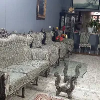 یک دست مبل ۹نفره سلطنتی|مبلمان خانگی و میز عسلی|مشهد, چهارچشمه|دیوار