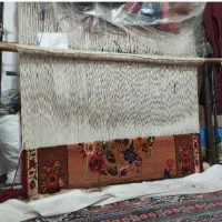 قالی نیمه بافته