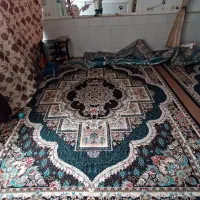 1 جفت فرش 12 متری مخلوط نخی و فائیبر پلاستکی