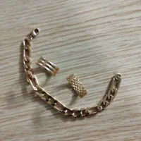 پک طلاروس دستبند و دوتا انگشتر رینگی