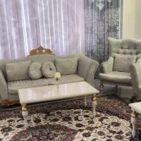 مبلمان به همراه غذا خوری و یک عدد کنسول سه درب|مبلمان خانگی و میز عسلی|شازند, |دیوار