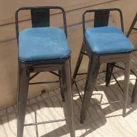 صندلی بار فلزی با تشک