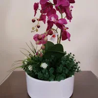 گلدان گل ، گل مصنوعی، گل ارکیده|گل مصنوعی|مشهد, فرهنگ|دیوار