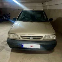 پراید 87 بژ دور رنگ دوگانه