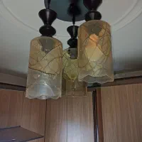 لوستر سه حبابه|لوستر و چراغ آویز|همدان, |دیوار