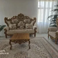 مبل سلطنتی در حد نو|مبلمان خانگی و میز عسلی|تهران, شهرک زینبیه|دیوار