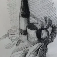 سفارش نقاشی سیاه قلم پذیرفته می شود|تابلو، نقاشی، عکس|مسجد سلیمان, |دیوار
