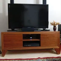 میز تلویزیون چوب روکش ملچ رنگ