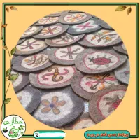 زیر انداز نمدی پشم گوسفند . روکش صندلی ماشین پشمی|فرش|قم, لسانی|دیوار