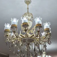 ۲ عدد لوستر ۱۲ شاخه لوکس نورینو