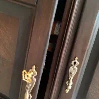 بوفه دو تکه چوبی|بوفه، ویترین، کنسول|بروجرد, |دیوار