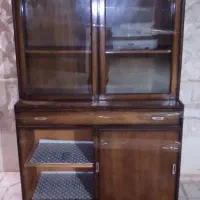 کتاب خانه میز تحریر کشویی و کمد بسیار شیک خاص|کتابخانه، شلف، قفسه‌های دیواری|سمنان, |دیوار